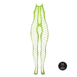 Ouch! Glow Combinaison Filet et Dos nu Vert Fluo